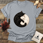 Yin and Yang Cats T-Shirt