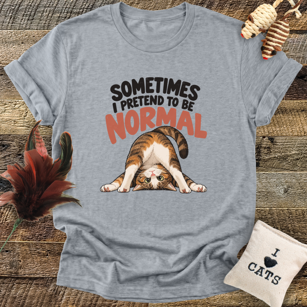 Sometimes I Pretend To Be Normal (Cats) T-Shirt