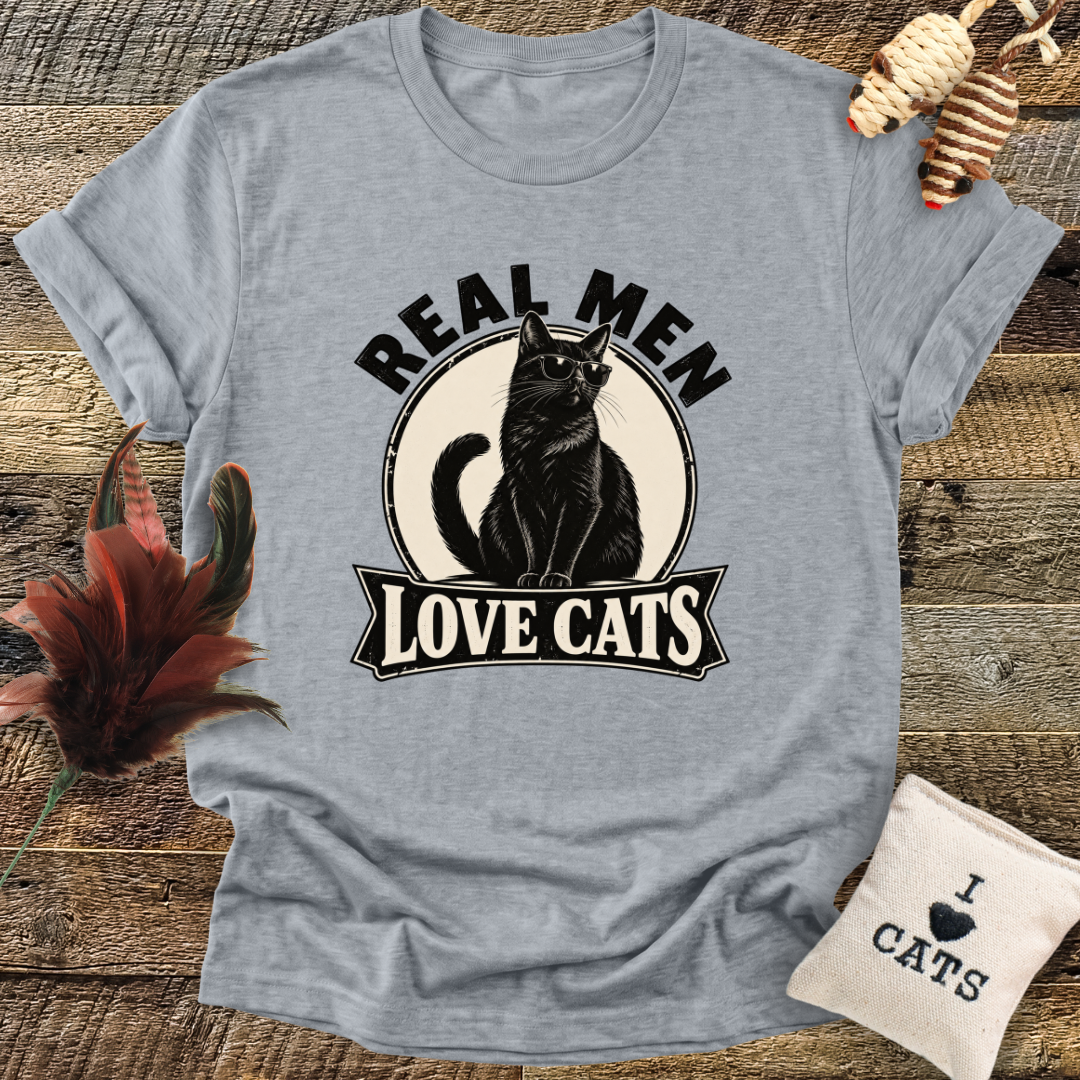Real Men Love Cats T-Shirt