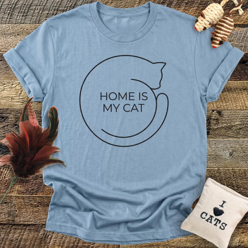 Home Is My Cat T-Shirt