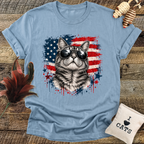 Patriotic Cat T-Shirt