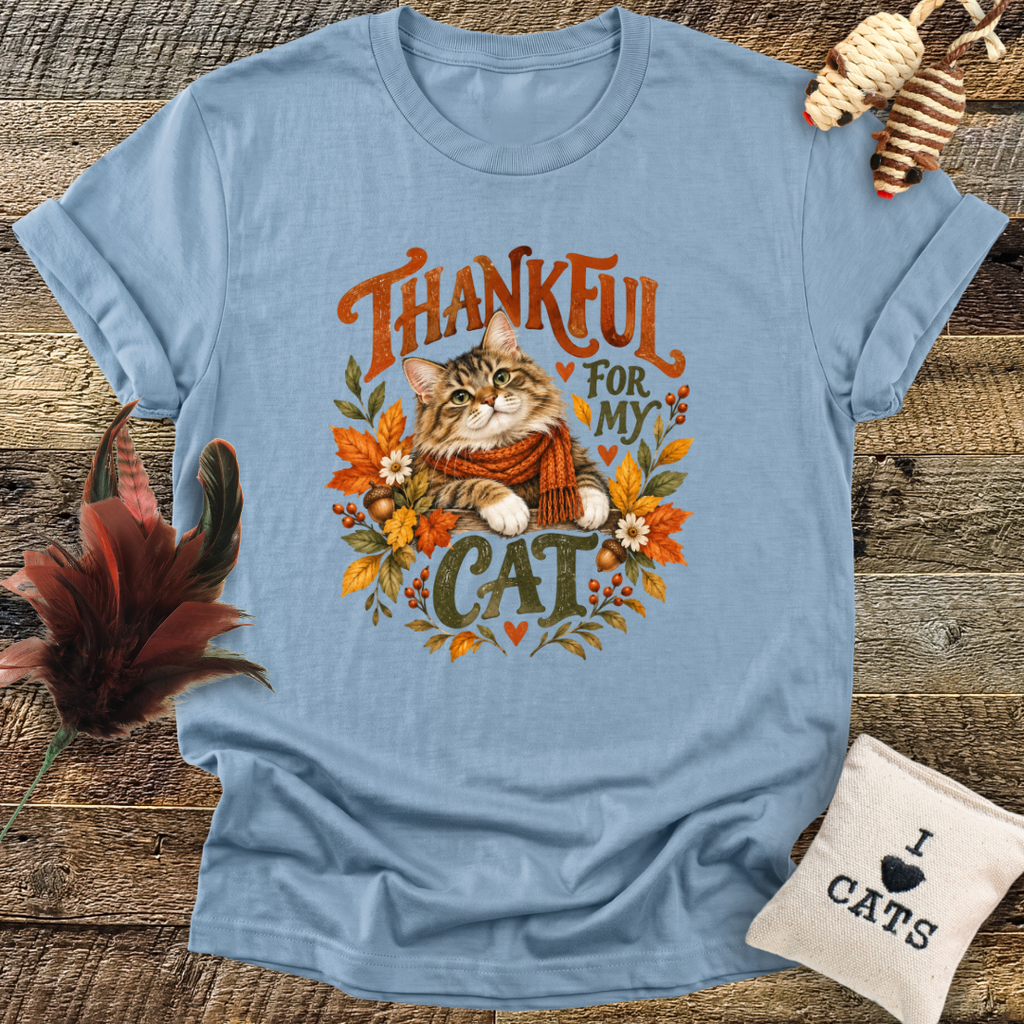 Thankful For My Cat T-Shirt
