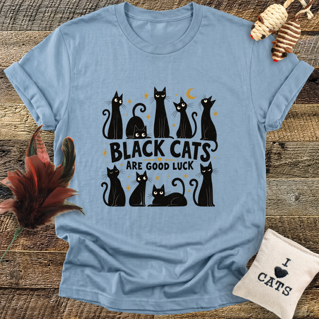 Black Cats Are Good Luck T-Shirt