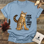 View From My Yoga Mat (Cat) T-Shirt