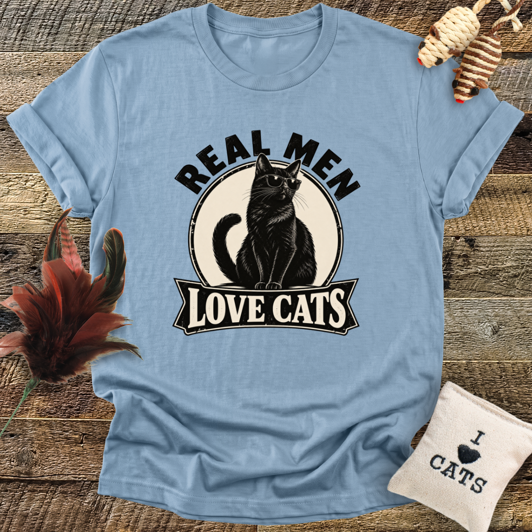 Real Men Love Cats T-Shirt