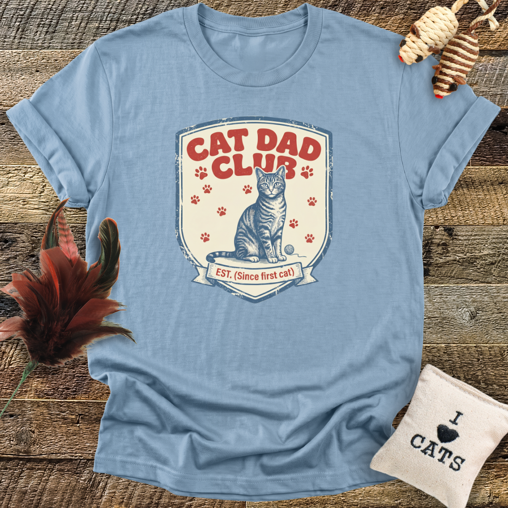 Cat Dad Club T-Shirt