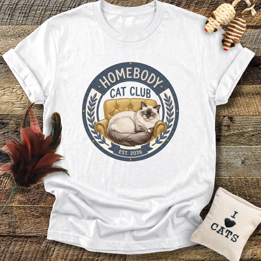 Homebody Cat Club T-Shirt