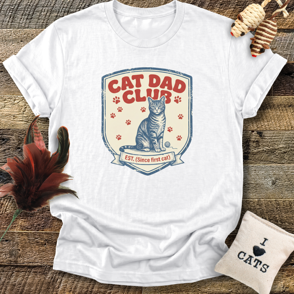 Cat Dad Club T-Shirt
