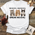 See No Evil (Cats) T-Shirt