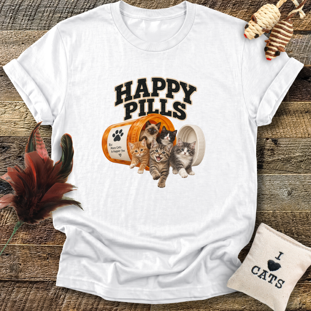 Happy Pills (Cats) T-Shirt