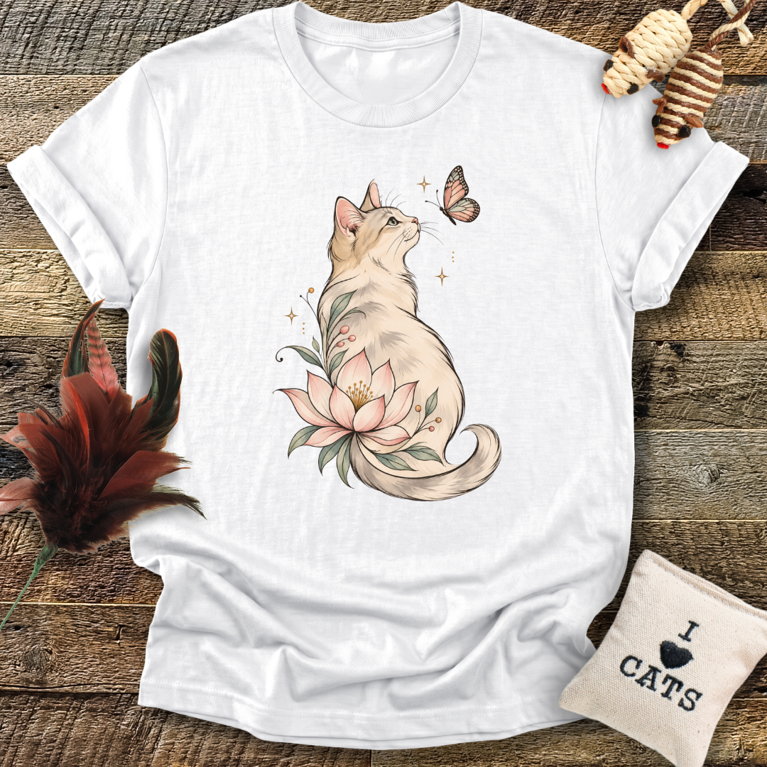 Lotus Cat T-Shirt