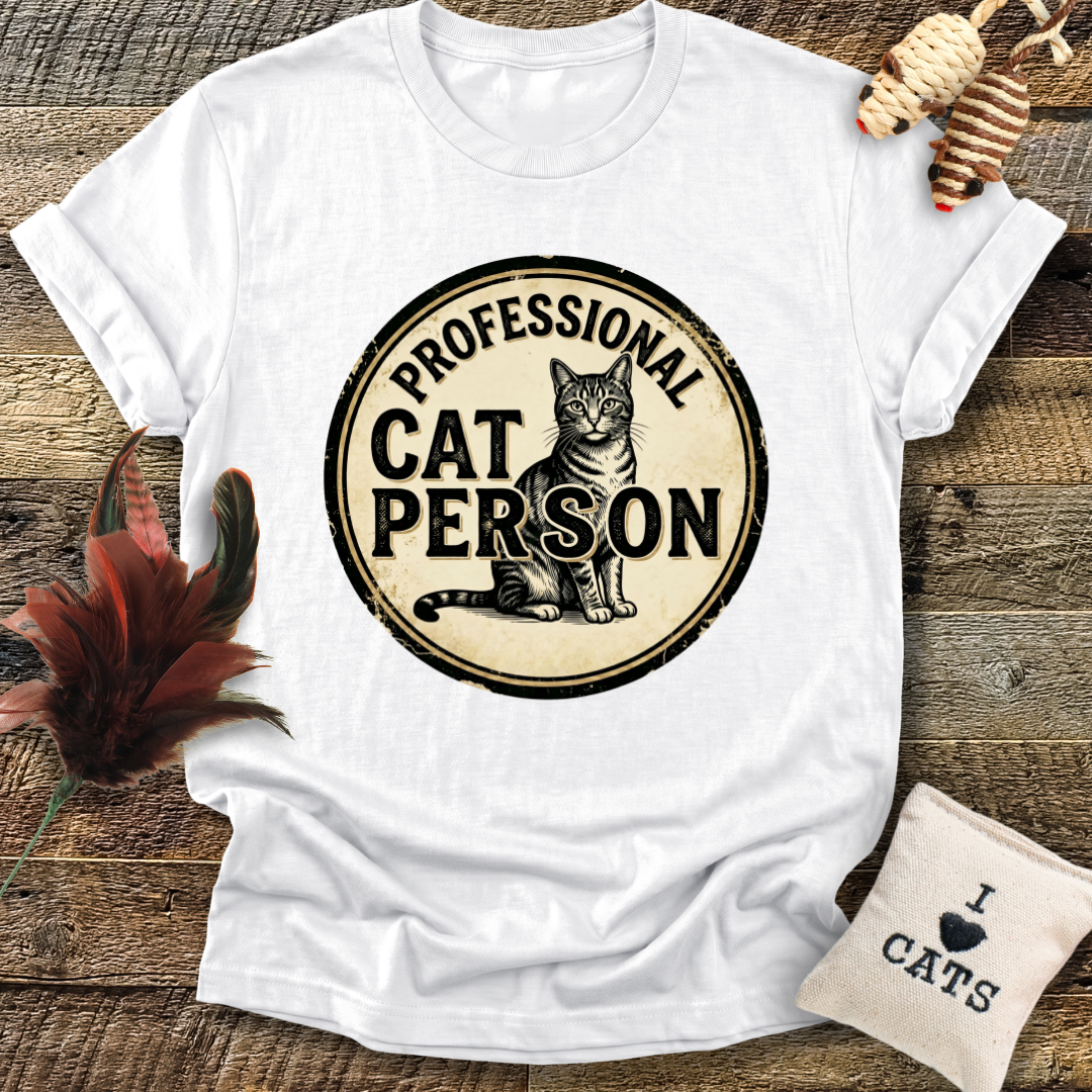 Professional Cat Person T-Shirt