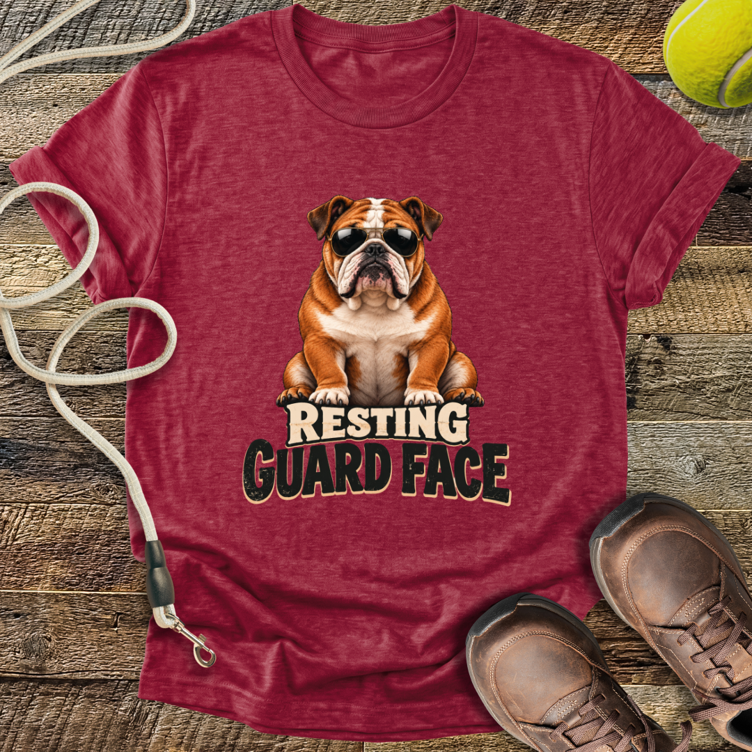 Resting Guard Face (Bulldog) T-Shirt