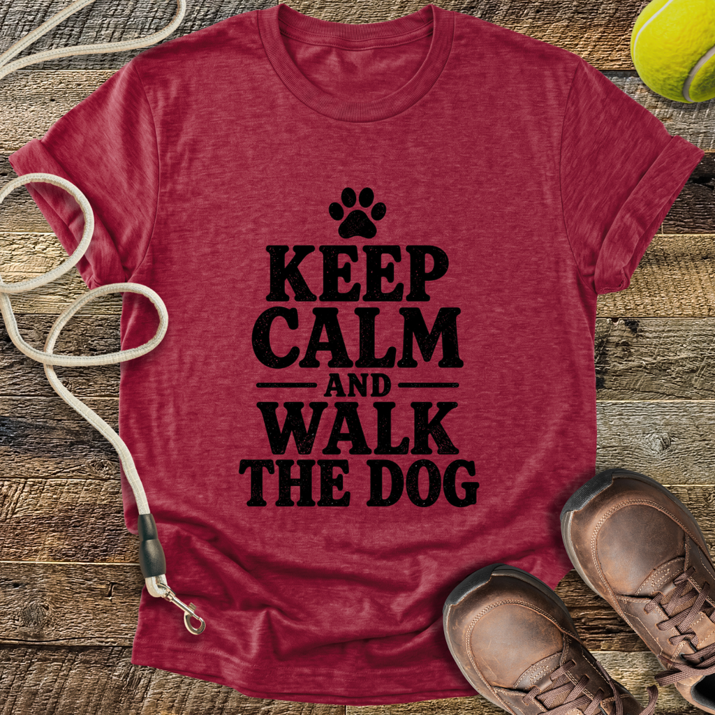 Keep Calm And Walk The Dog T-Shirt