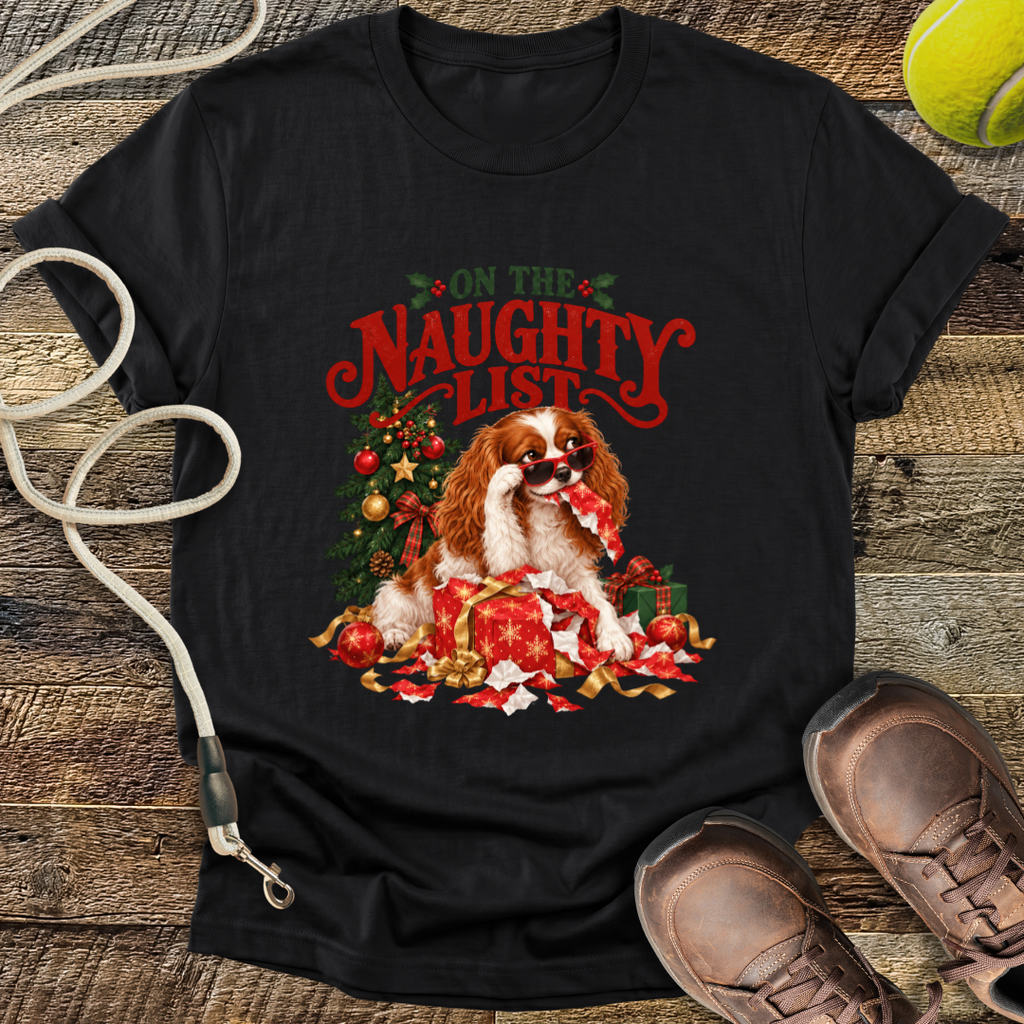 On The Naughty List (Dog) T-Shirt