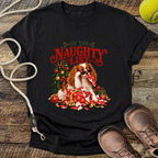 On The Naughty List (Dog) T-Shirt