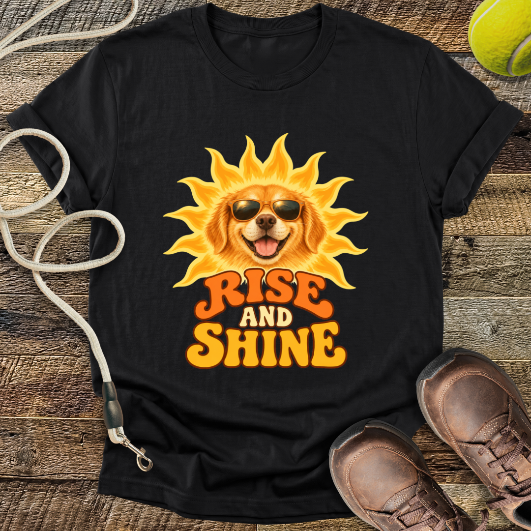 Rise And Shine (Golden Retriever) T-Shirt