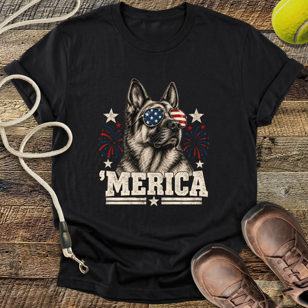 'Merica (German Shepherd) T-Shirt
