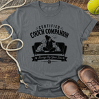 Certified Couch Companion, Cat and Dog T-Shirt