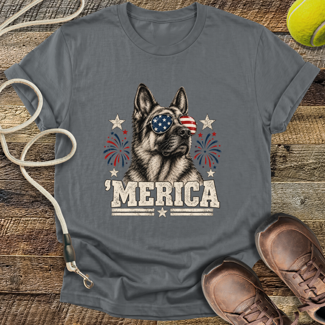 'Merica (German Shepherd) T-Shirt
