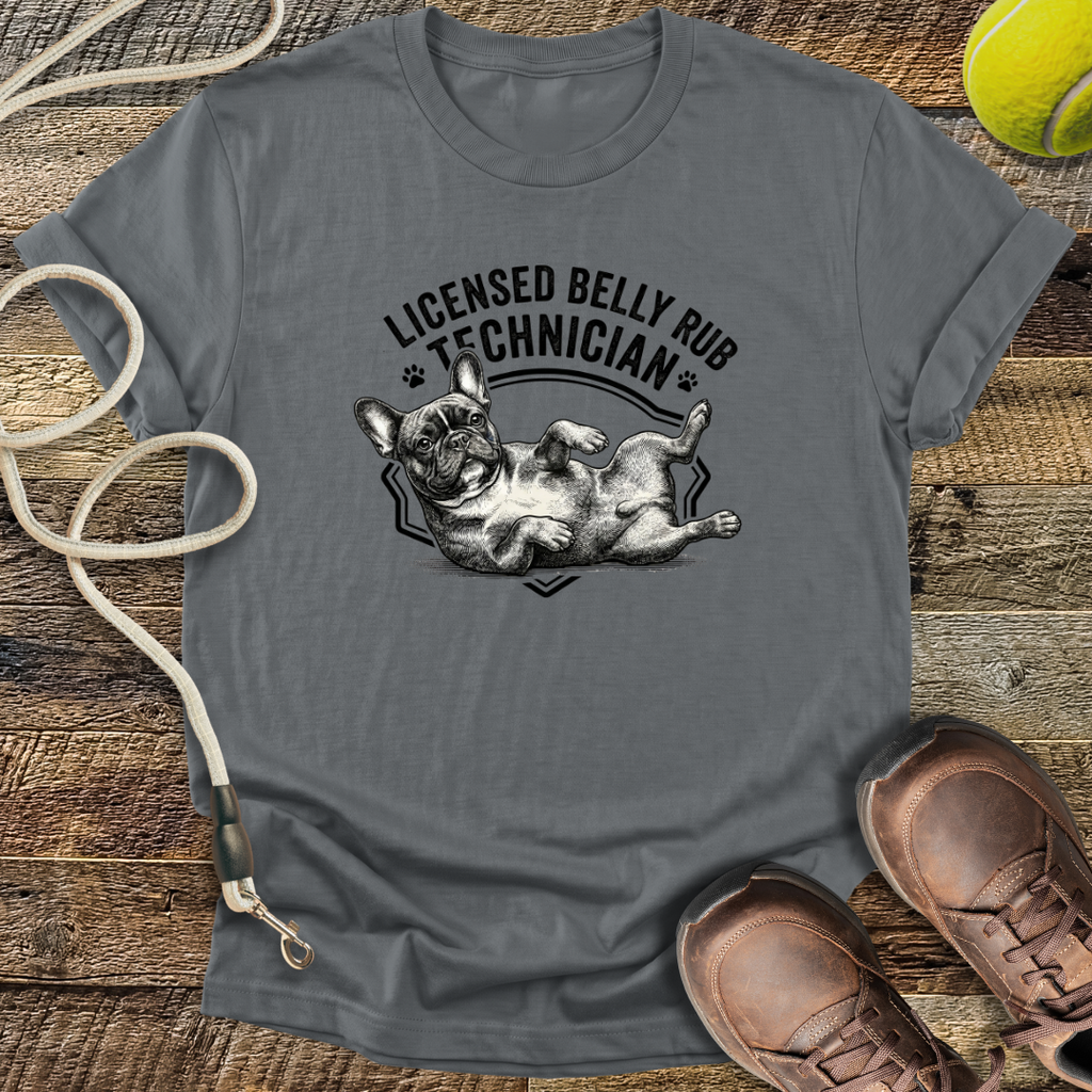 Licensed Belly Rub Technician T-Shirt