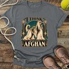 I Think, Therefore Afghan (Afghan Hound) T-Shirt