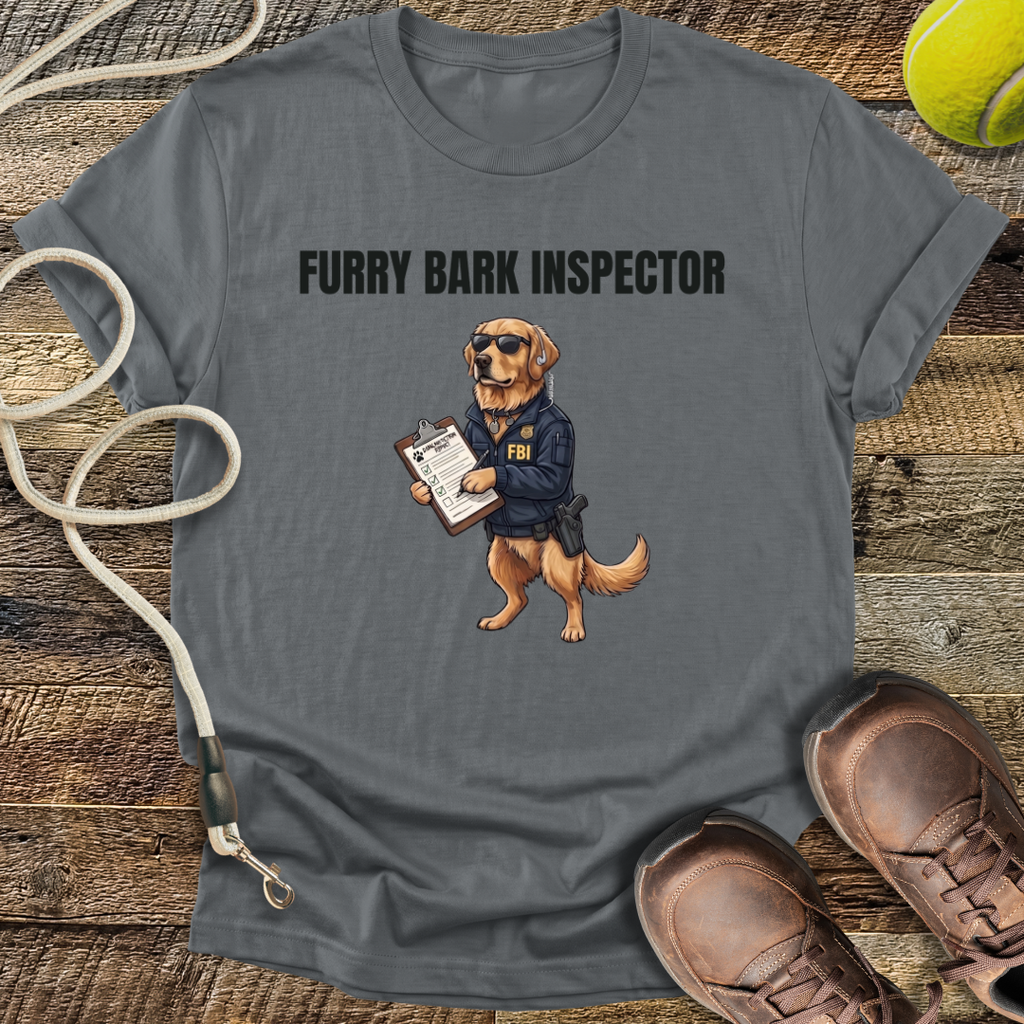 Furry Bark Inspector T-Shirt