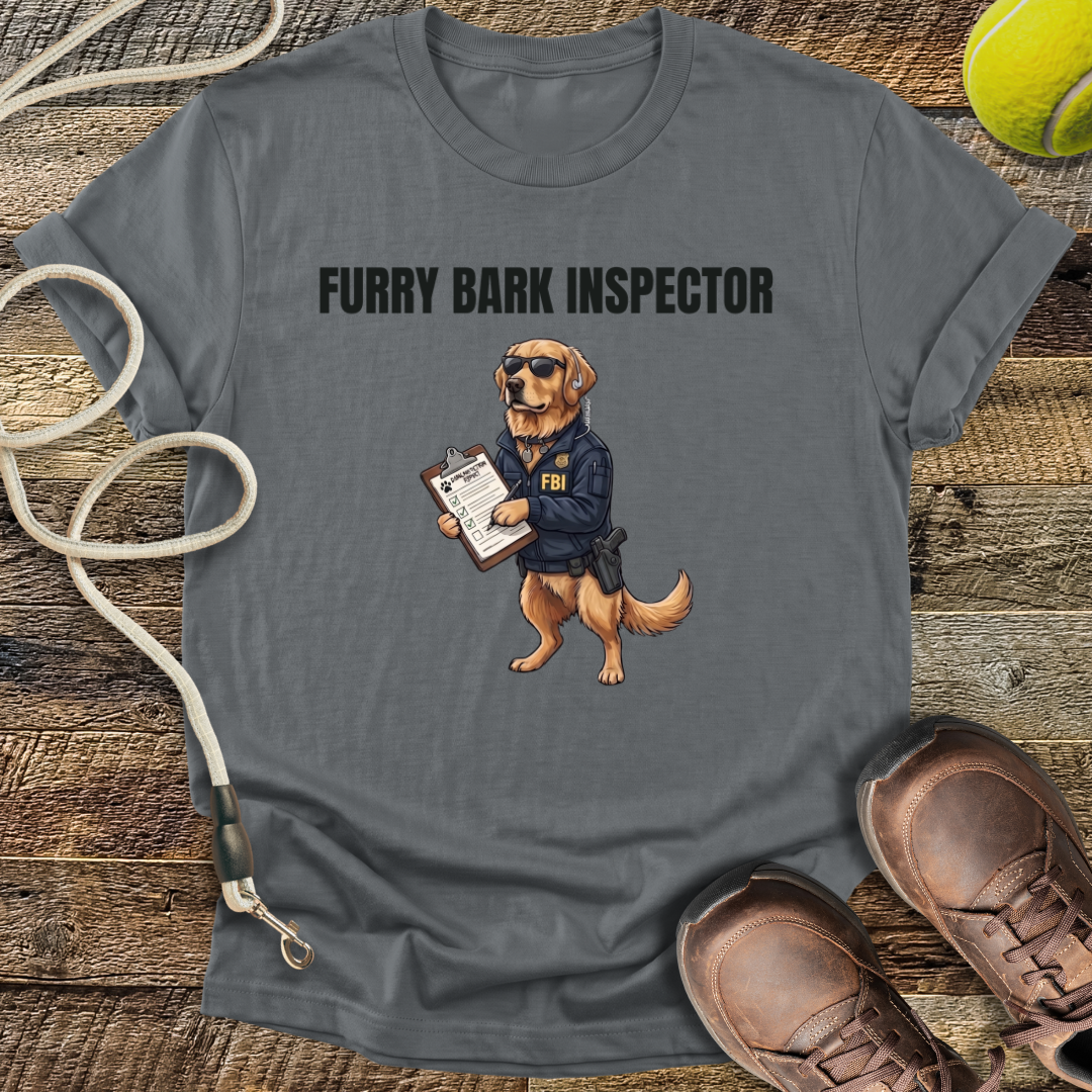 Furry Bark Inspector T-Shirt
