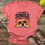 I'm Not Single (Golden Retriever) T-Shirt