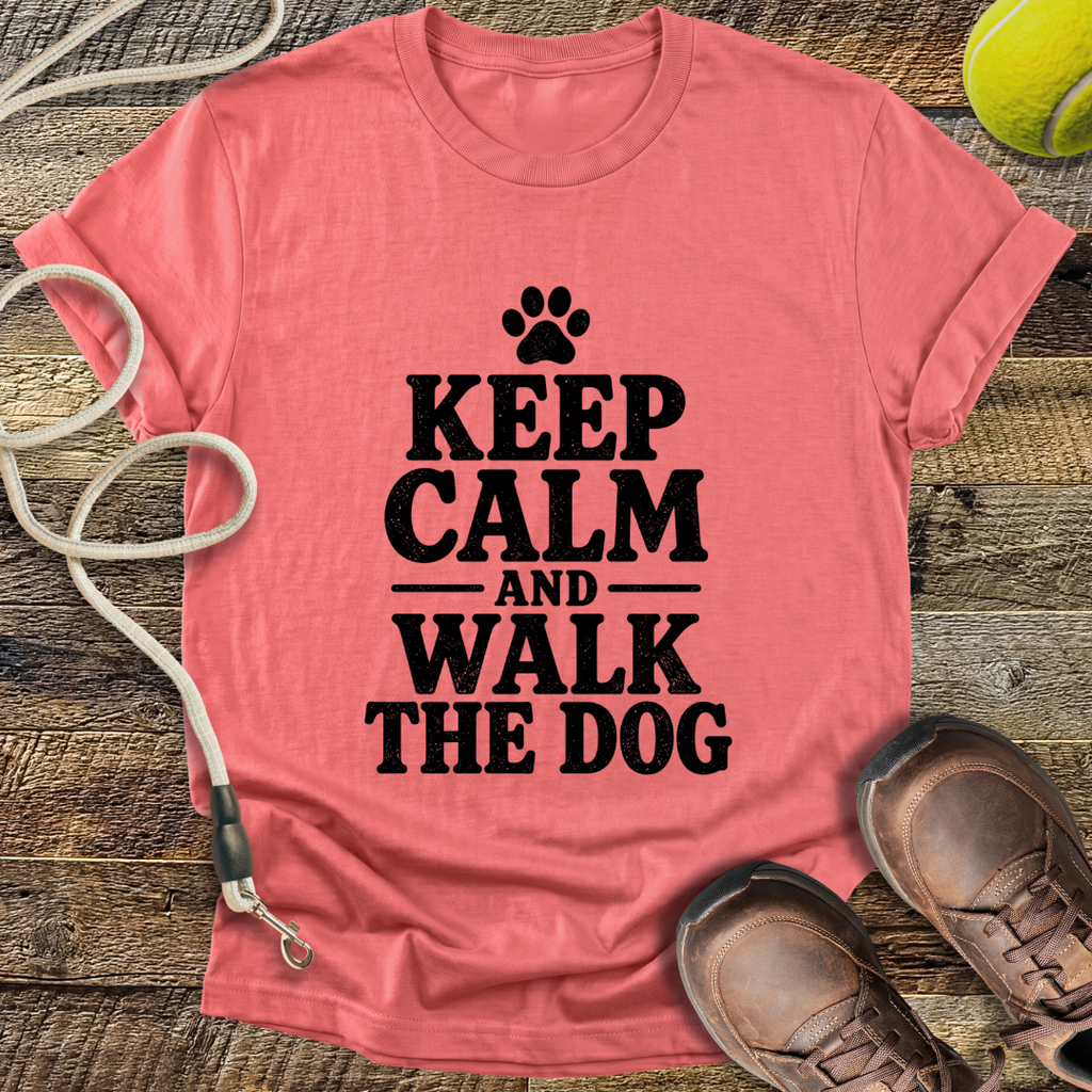 Keep Calm And Walk The Dog T-Shirt