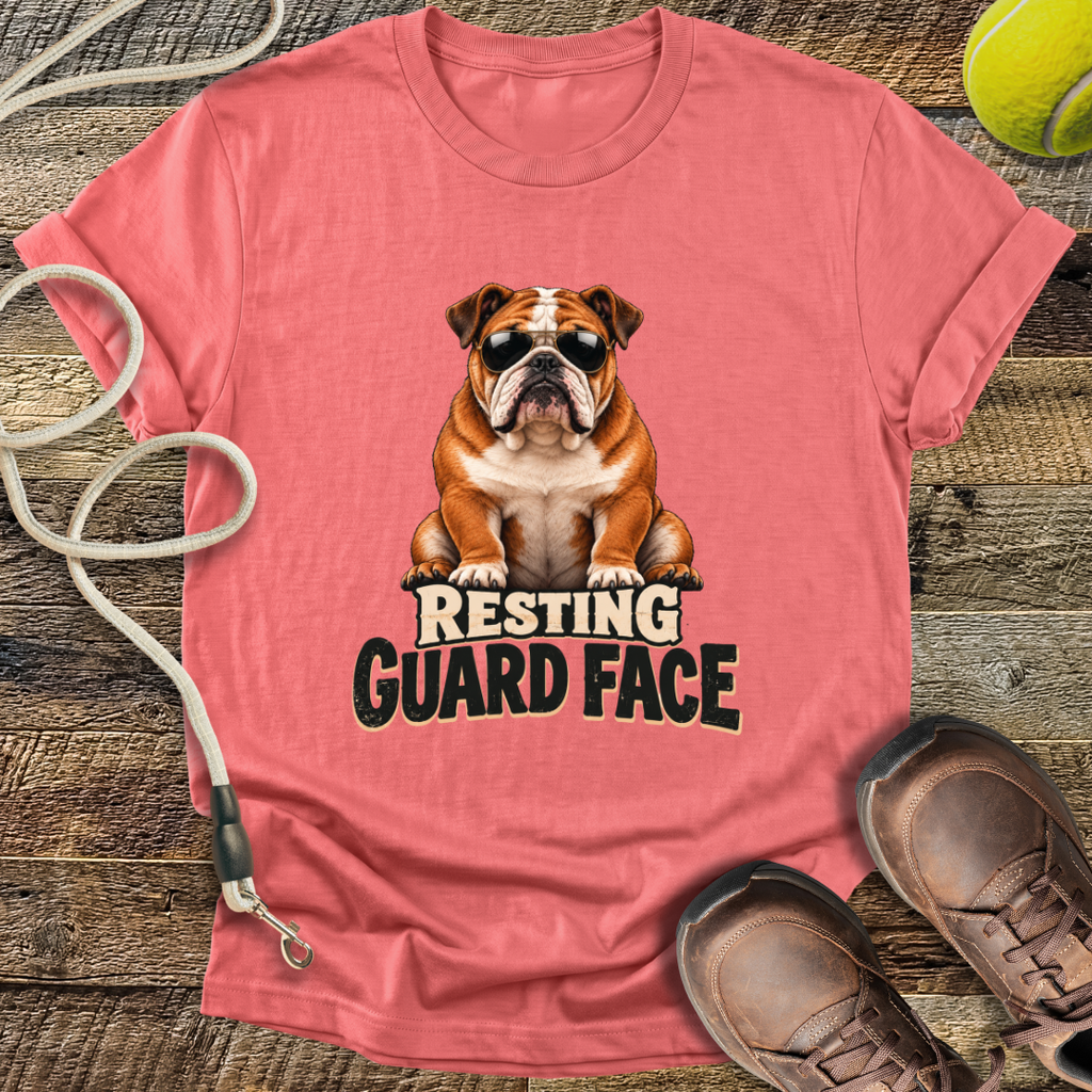 Resting Guard Face (Bulldog) T-Shirt