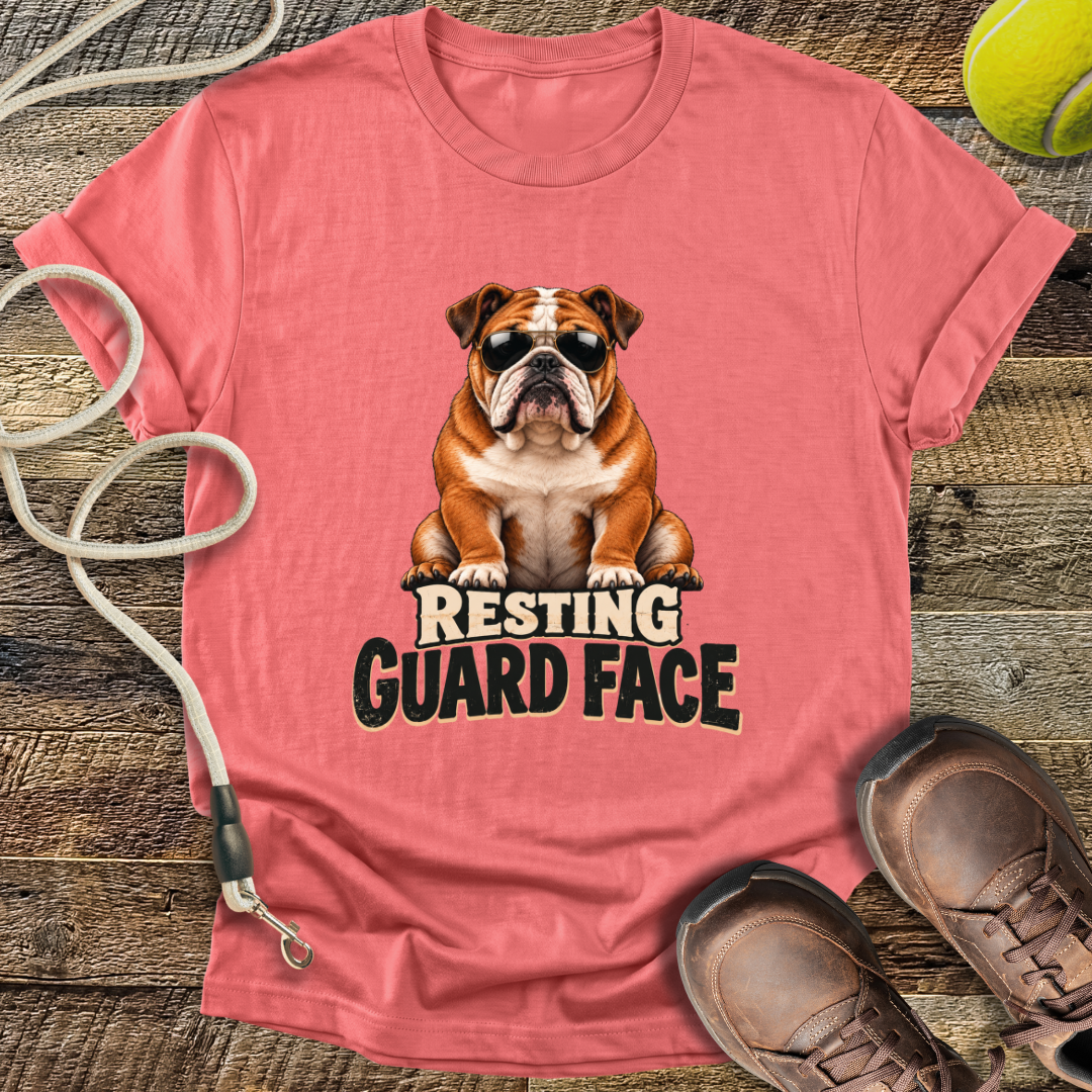 Resting Guard Face (Bulldog) T-Shirt