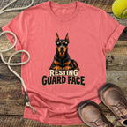 Resting Guard Face (Doberman) T-Shirt