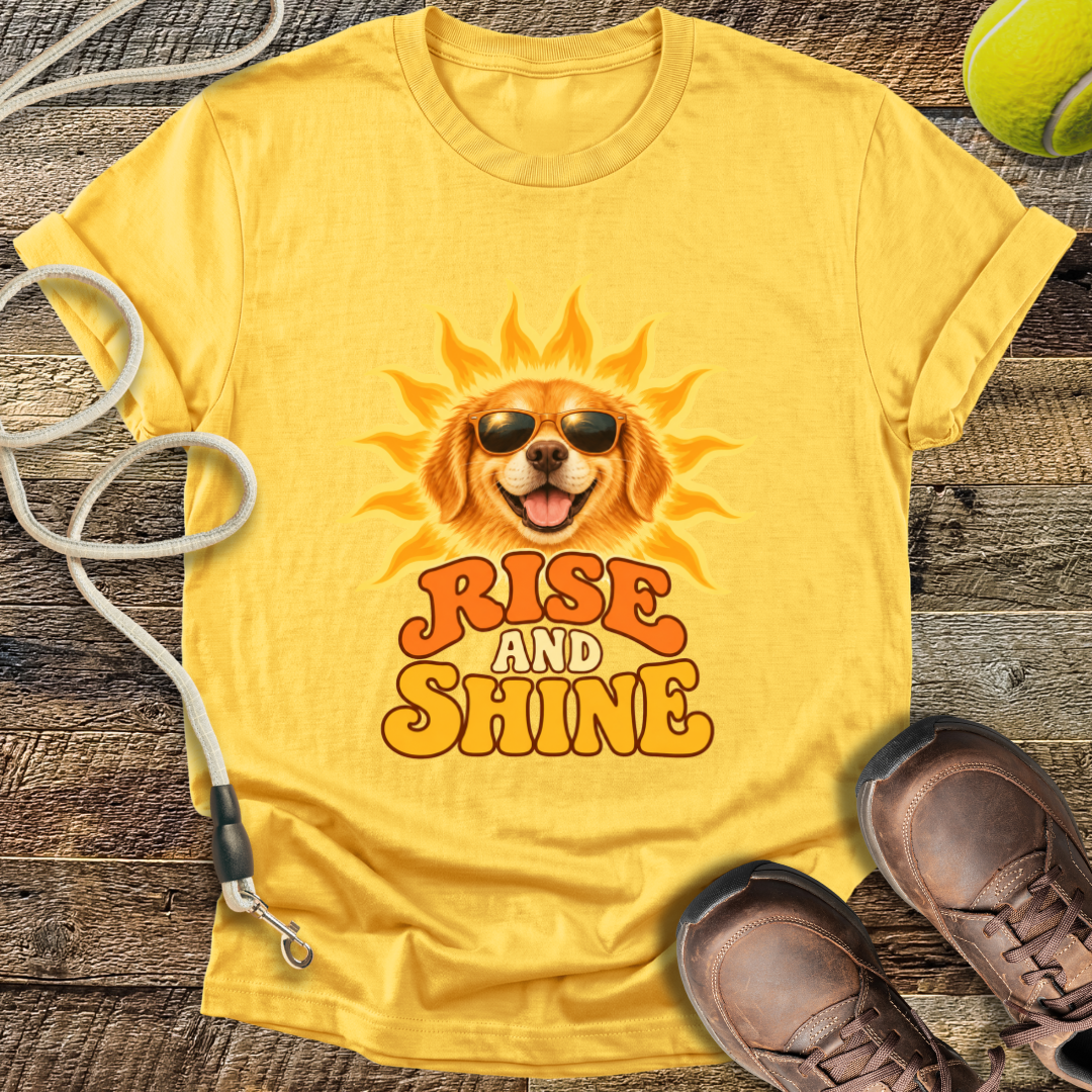 Rise And Shine (Golden Retriever) T-Shirt