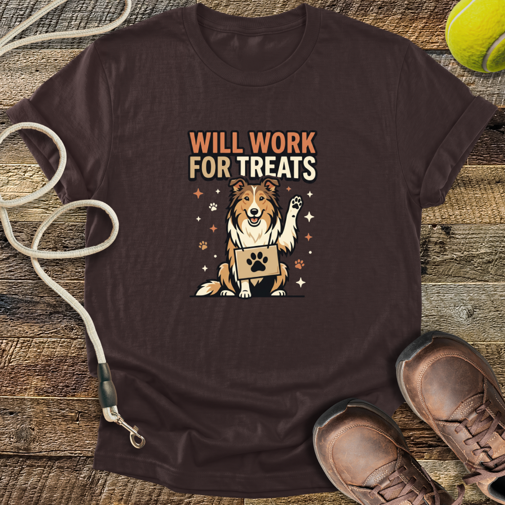 Will Work For Treats T-Shirt