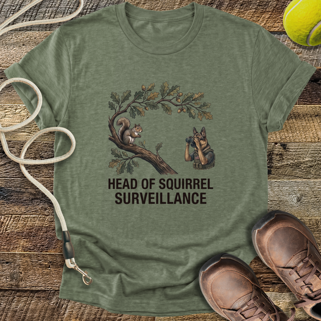 Head of Squirrel Surveillance T-Shirt