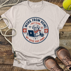 Work From Home Pet Club, My Boss Has Paws T-Shirt
