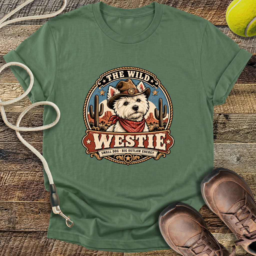 The Wild Westie (West Highland White Terrier) T-Shirt