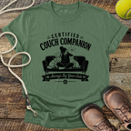 Certified Couch Companion, Cat and Dog T-Shirt