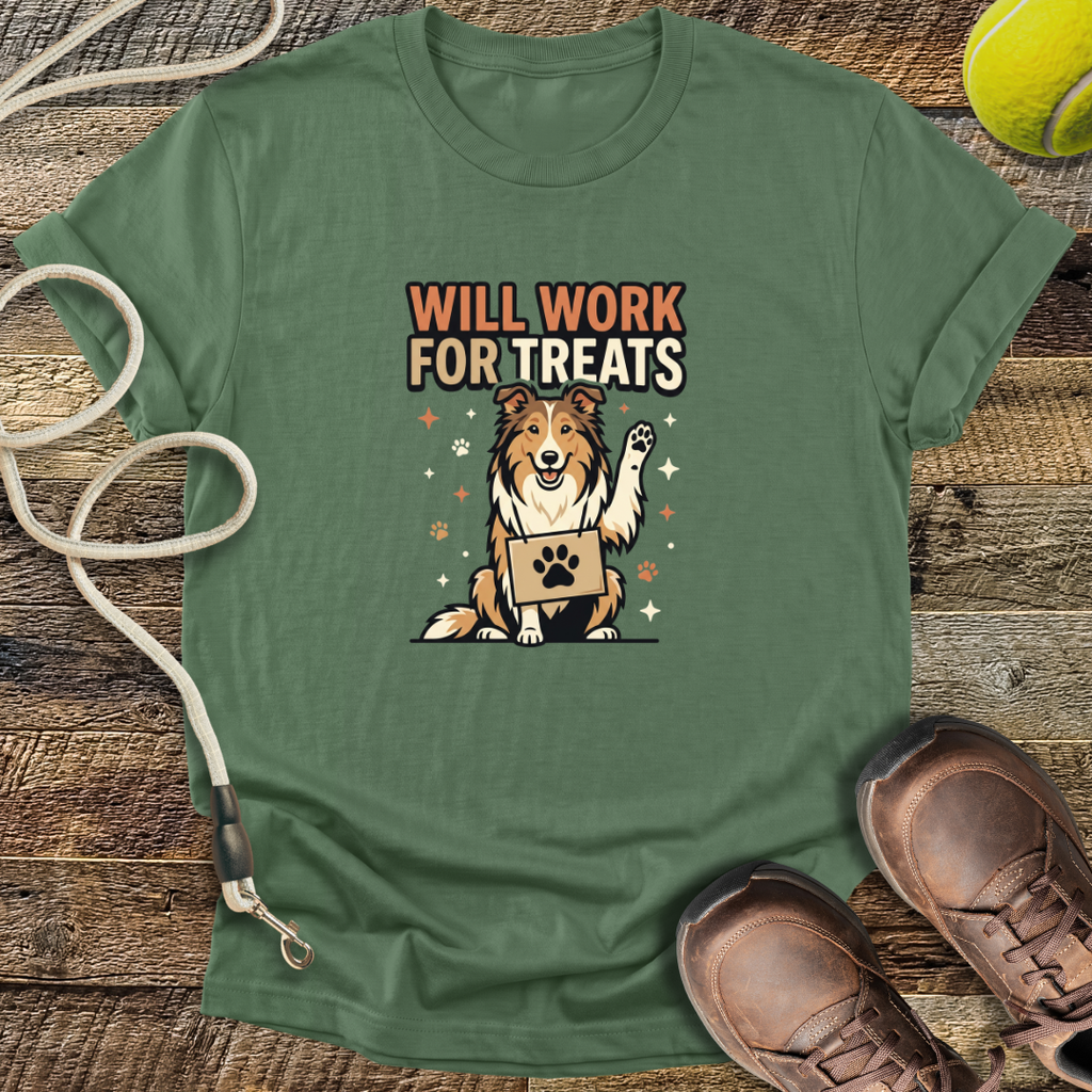 Will Work For Treats T-Shirt