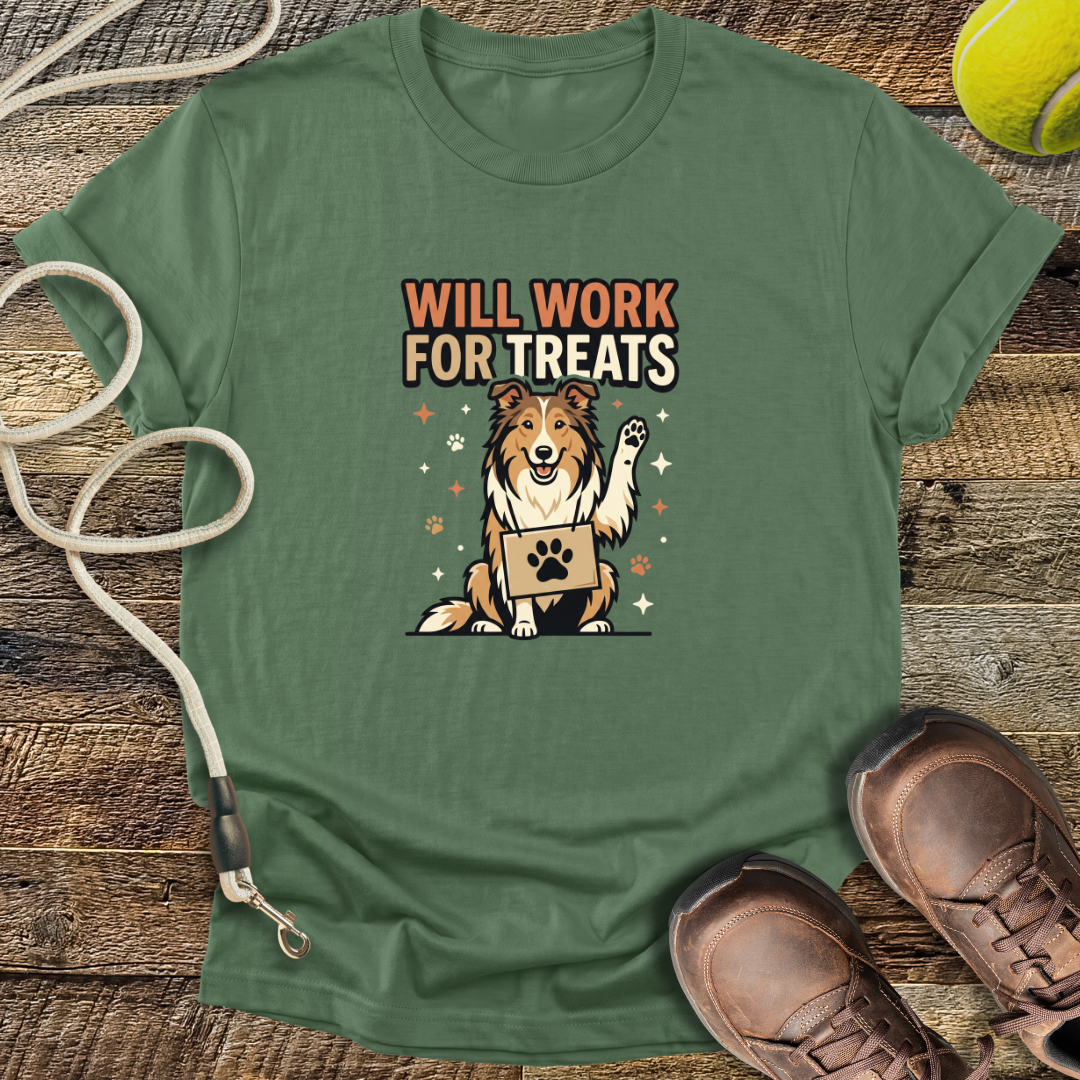 Will Work For Treats T-Shirt