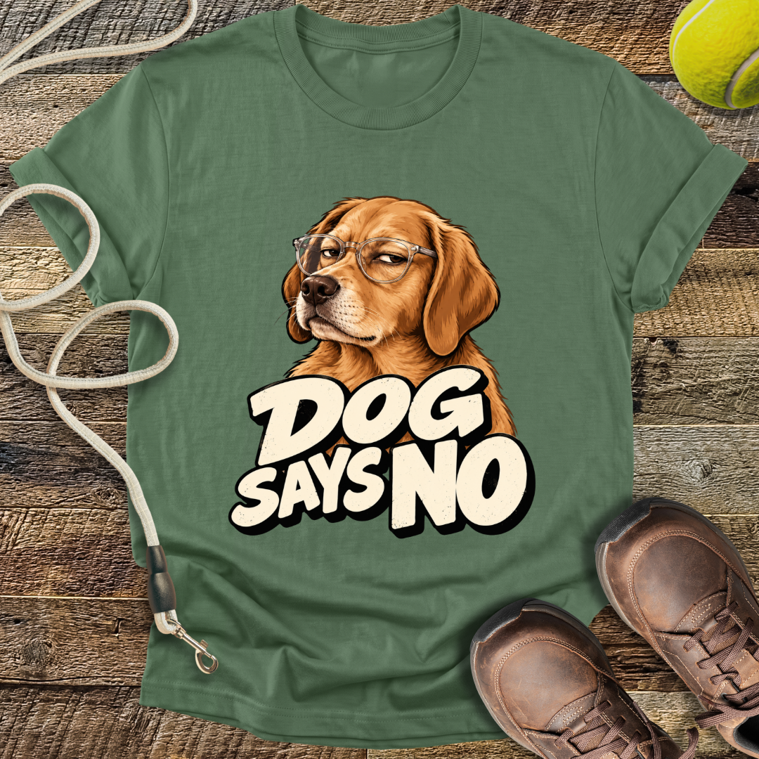 Dog Says No (Labrador) T-Shirt