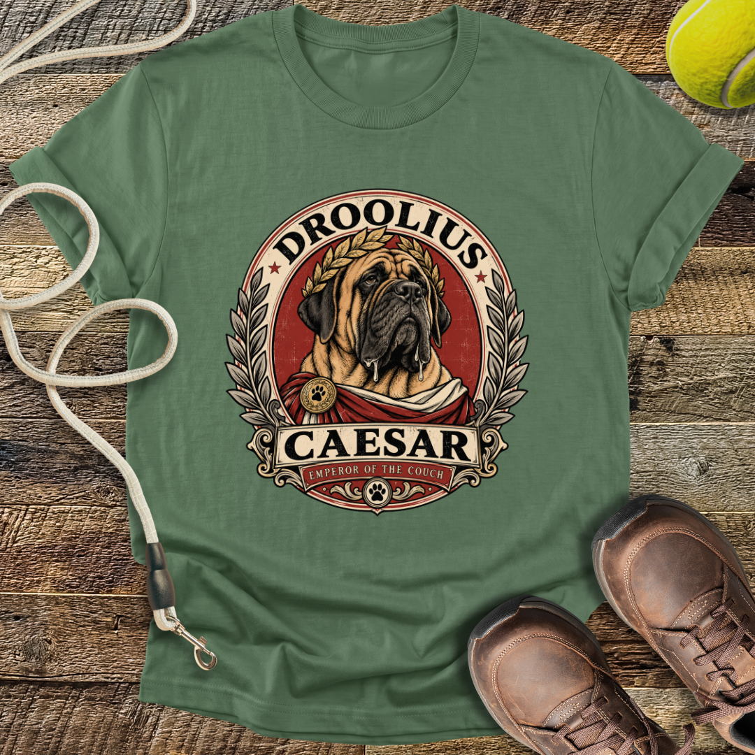 Droolius Caesar (Mastiff) T-Shirt