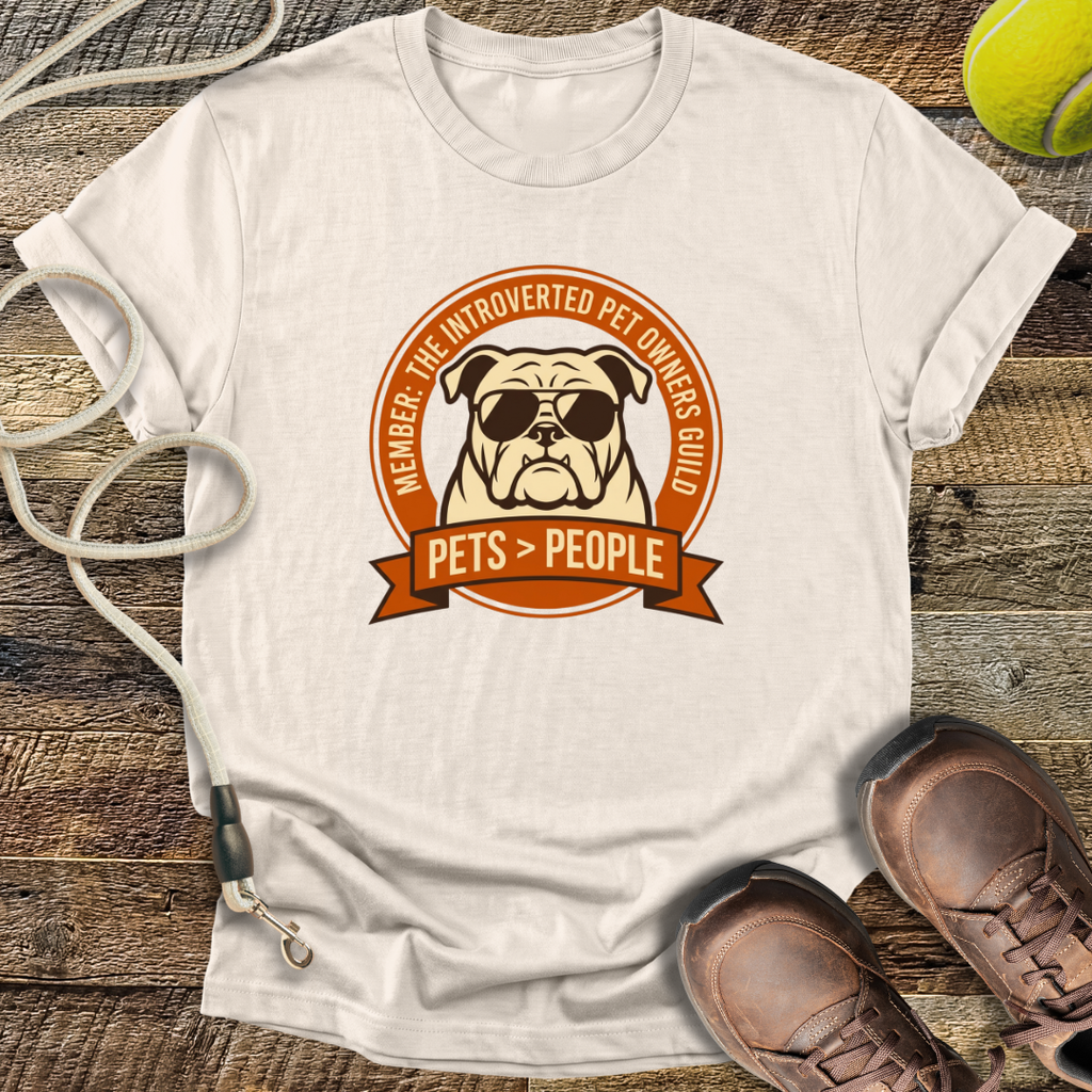 Member: The Introverted Pet Owners Guild T-Shirt