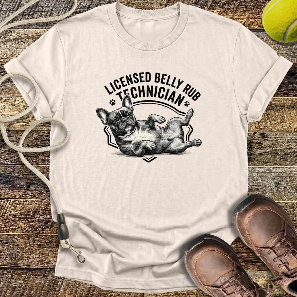 Licensed Belly Rub Technician T-Shirt
