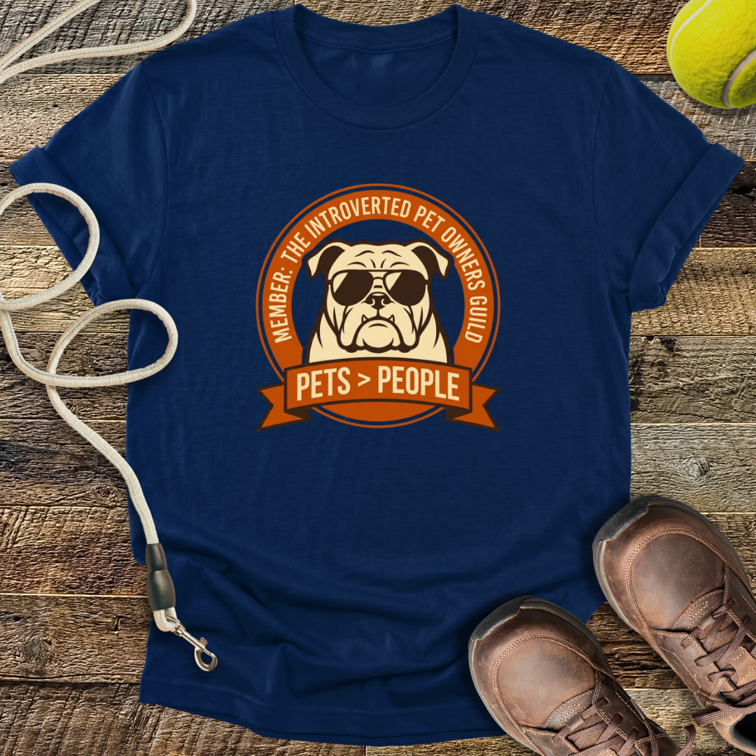 Member: The Introverted Pet Owners Guild T-Shirt