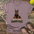 Resting Guard Face (Doberman) T-Shirt