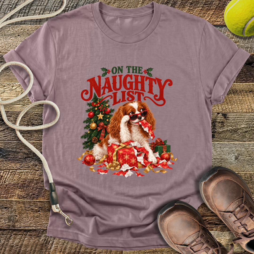 On The Naughty List (Dog) T-Shirt