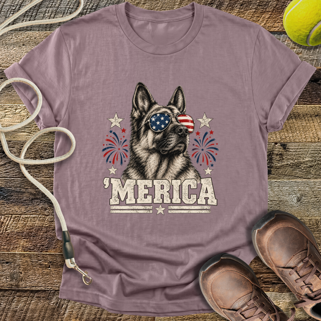 'Merica (German Shepherd) T-Shirt