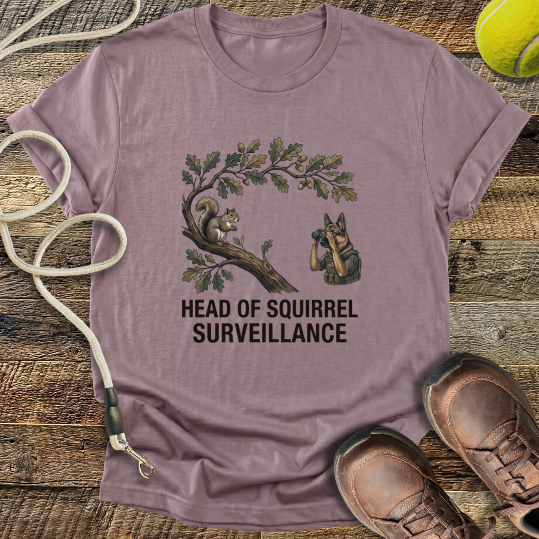 Head of Squirrel Surveillance T-Shirt